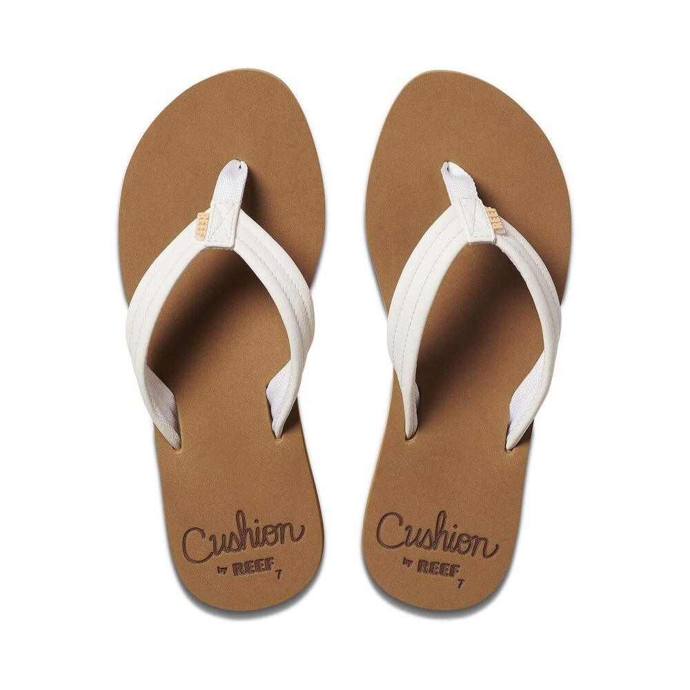 REEF WOMEN'S SANDALS, REEF CUSHION BREEZE, CLOUD, 5